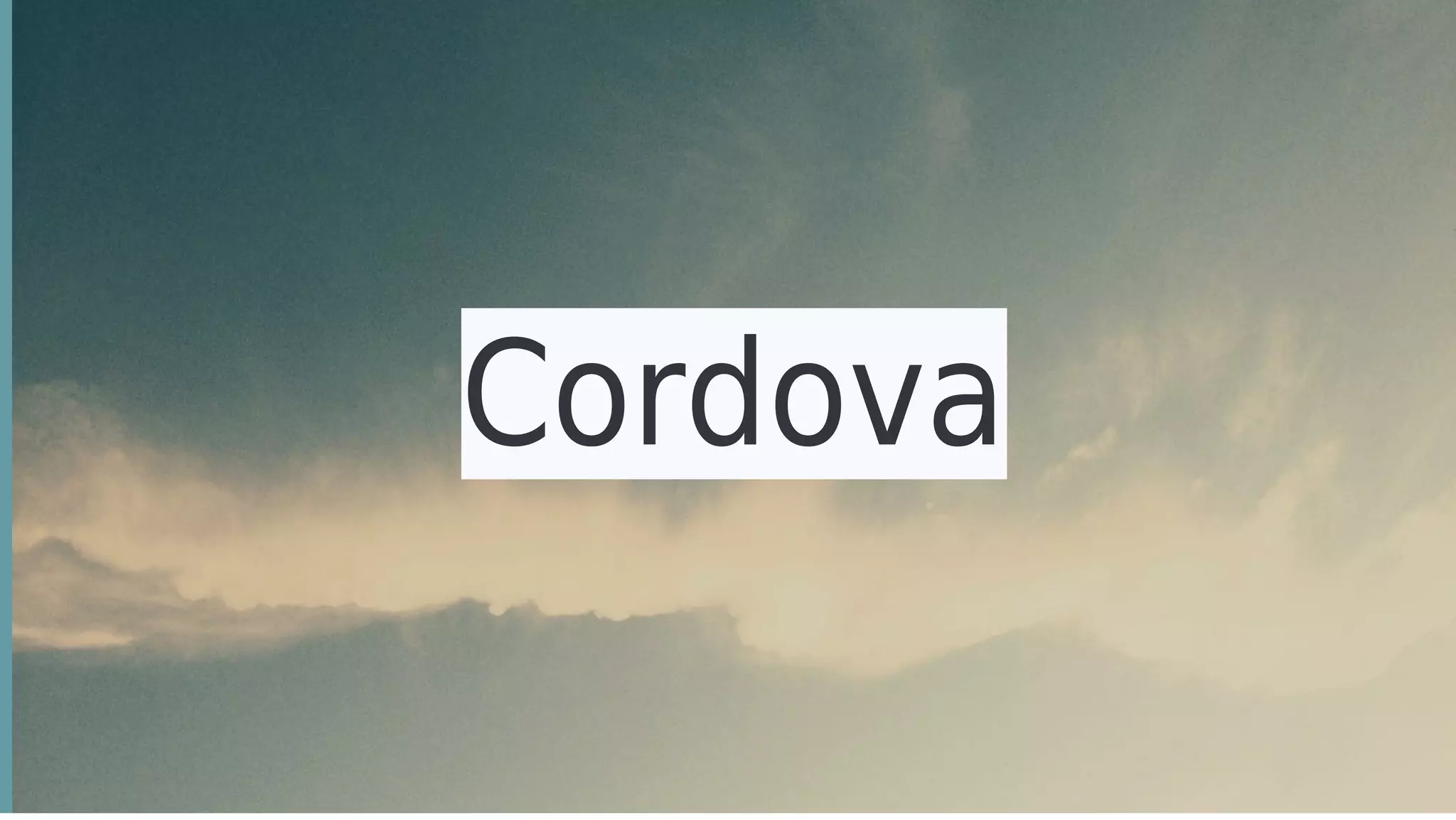 Cordova
 