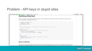 Problem - API keys in stupid sites
 