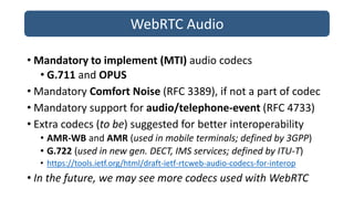 WebRTC. Yet Another Overview, for IT Technicians.