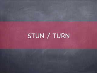 NATタイプによるP2P
NAT Type Full cone Address-Rest Port-Rest Symmetric
Full cone
Address-Rest
Port-Rest
Symmetric
P2P
Enables
 