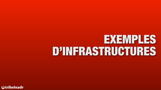 EXEMPLES
D’INFRASTRUCTURES
 