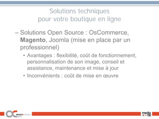 Webschool du Jura ECommerce