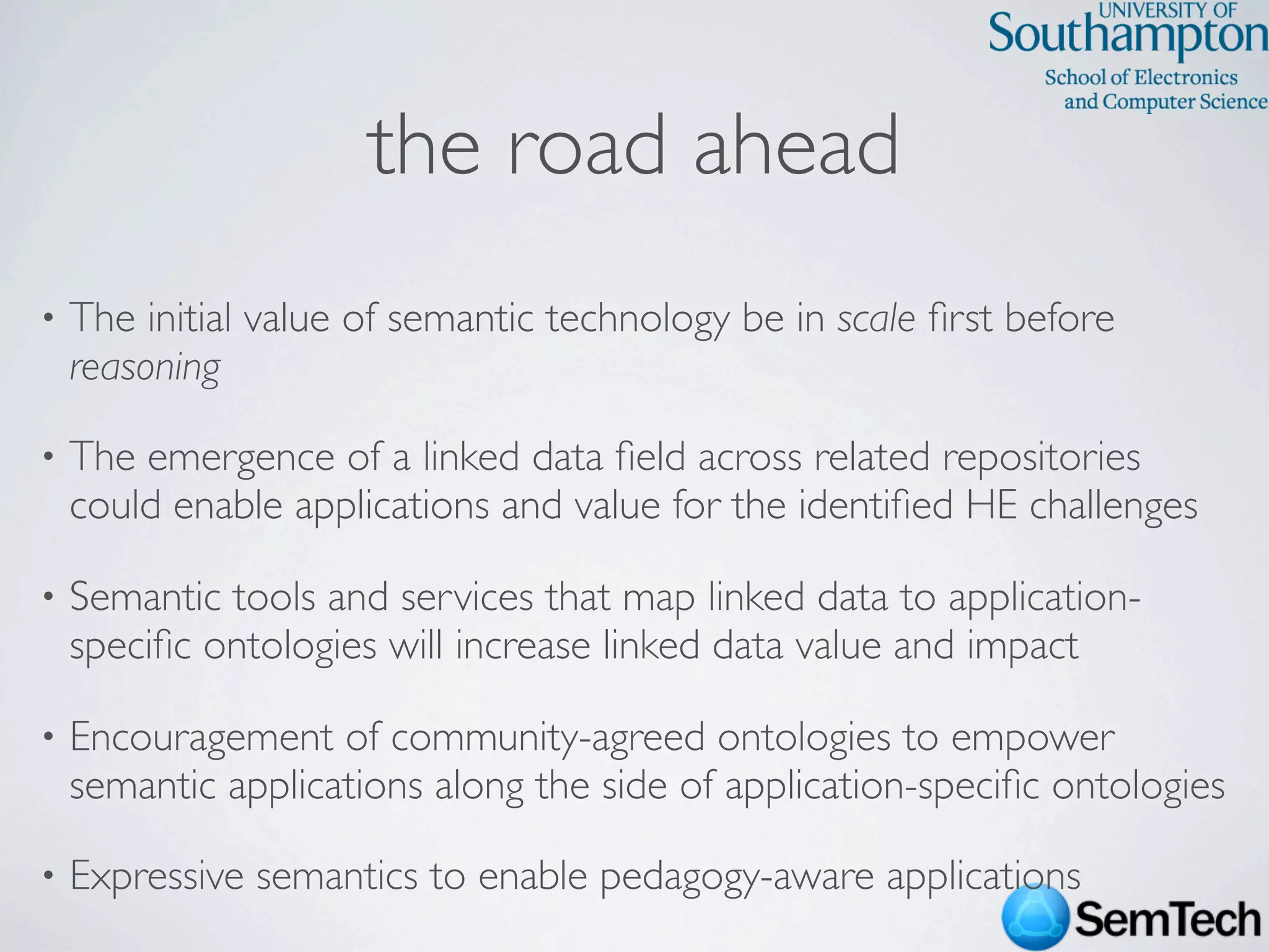 SemTech Survey - Web Science 2009 Conference