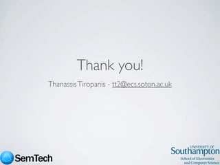 SemTech Survey - Web Science 2009 Conference