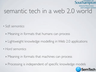 SemTech Survey - Web Science 2009 Conference