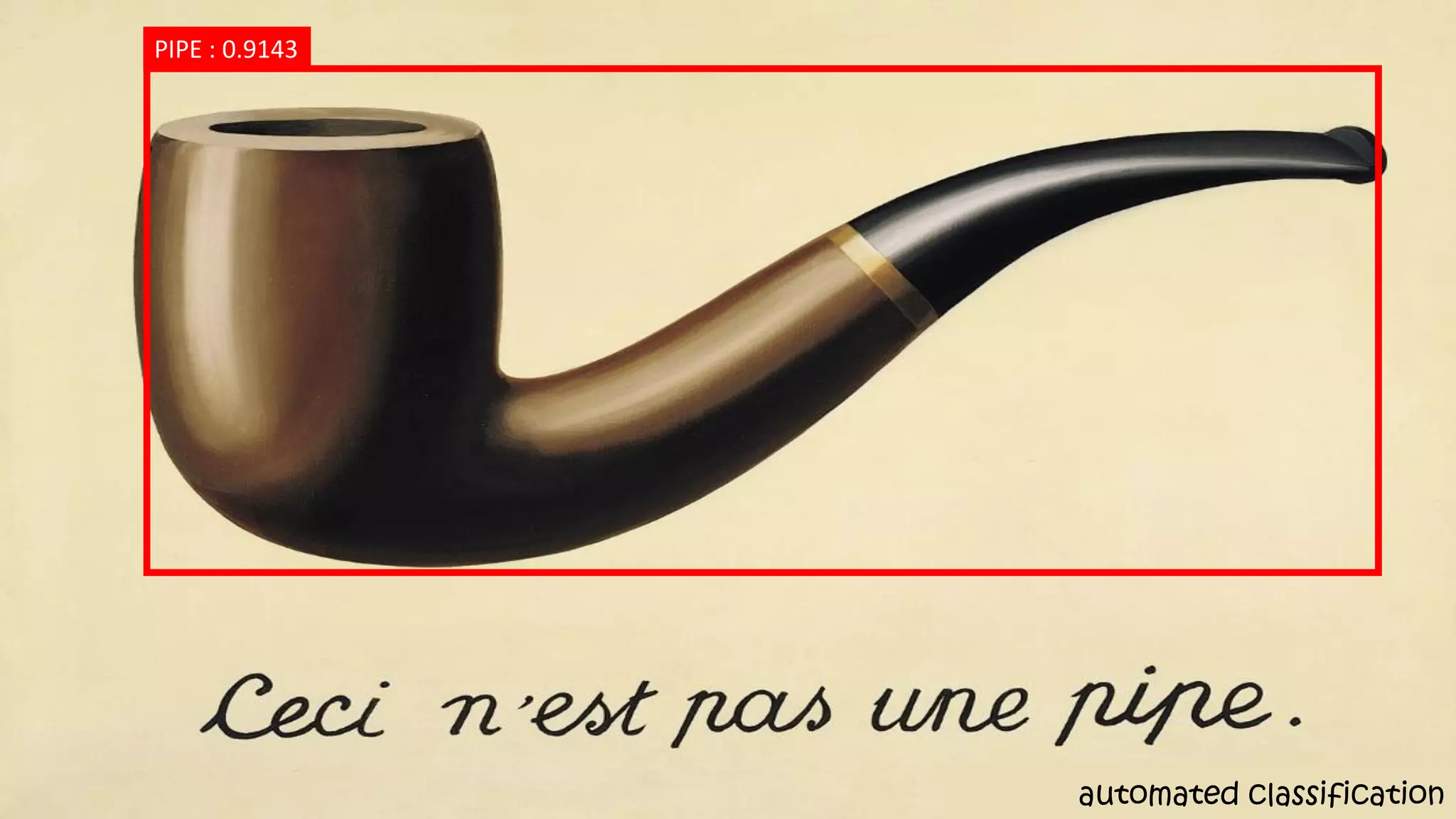 PIPE : 0.9143
automated classification
 