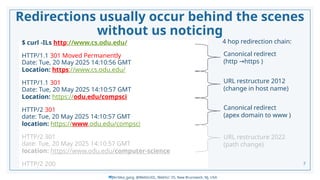 Not Here, Go There: Analyzing Redirection Patterns on the Web | PPTX