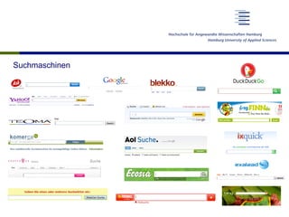 Suchmaschinen
 