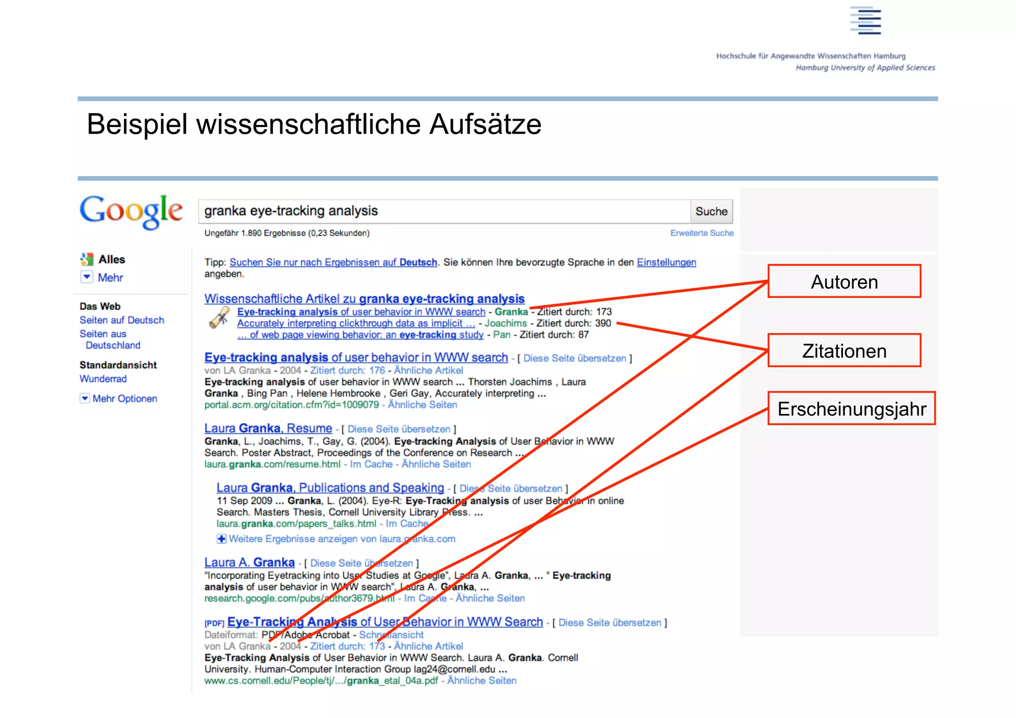 Beispiel wissenschaftliche Aufsätze




 •  x                                     Autoren


                                         Zitationen

                                       Erscheinungsjahr




16 |
 