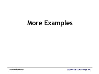 More Examples 