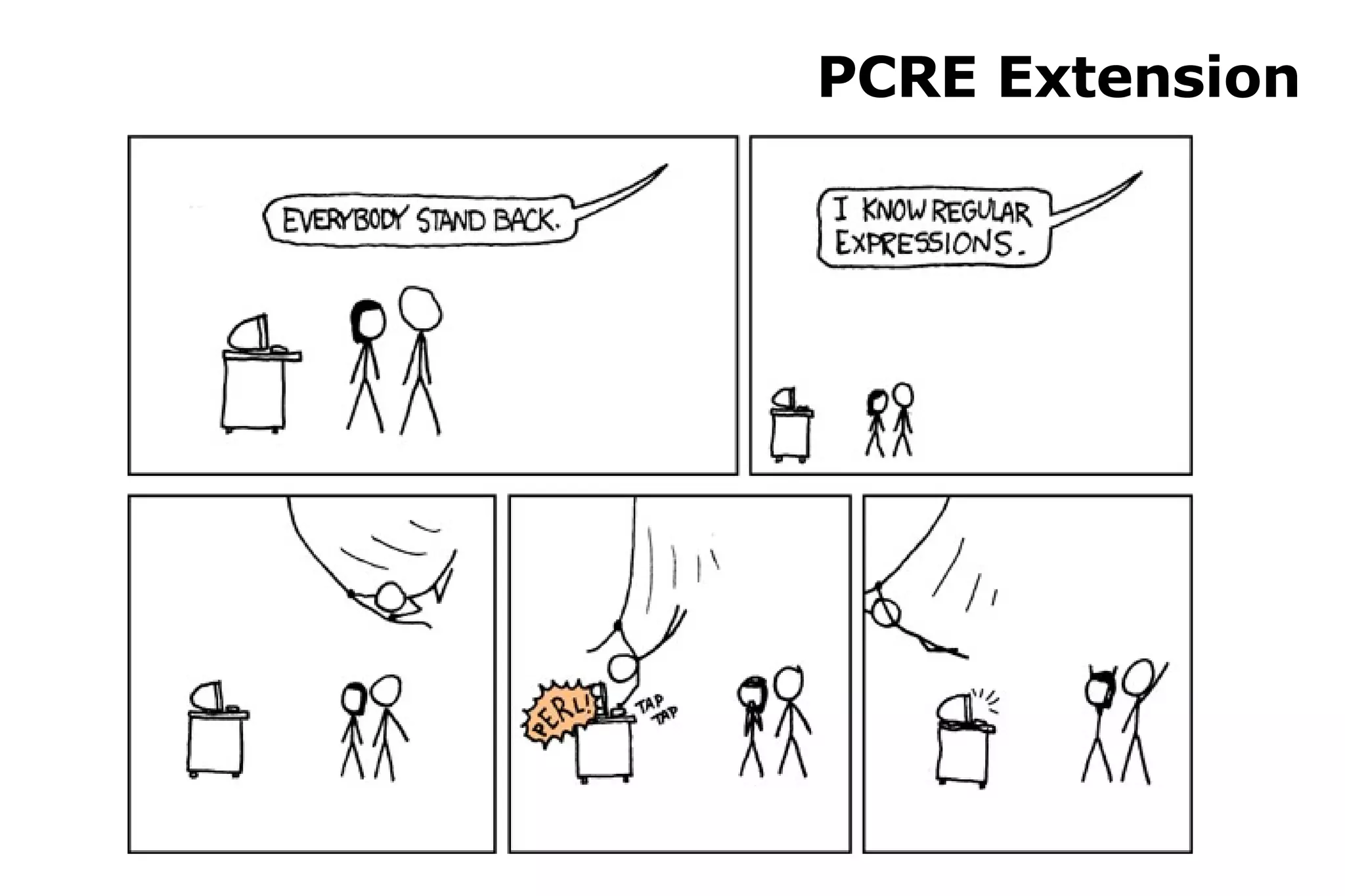 PCRE Extension 