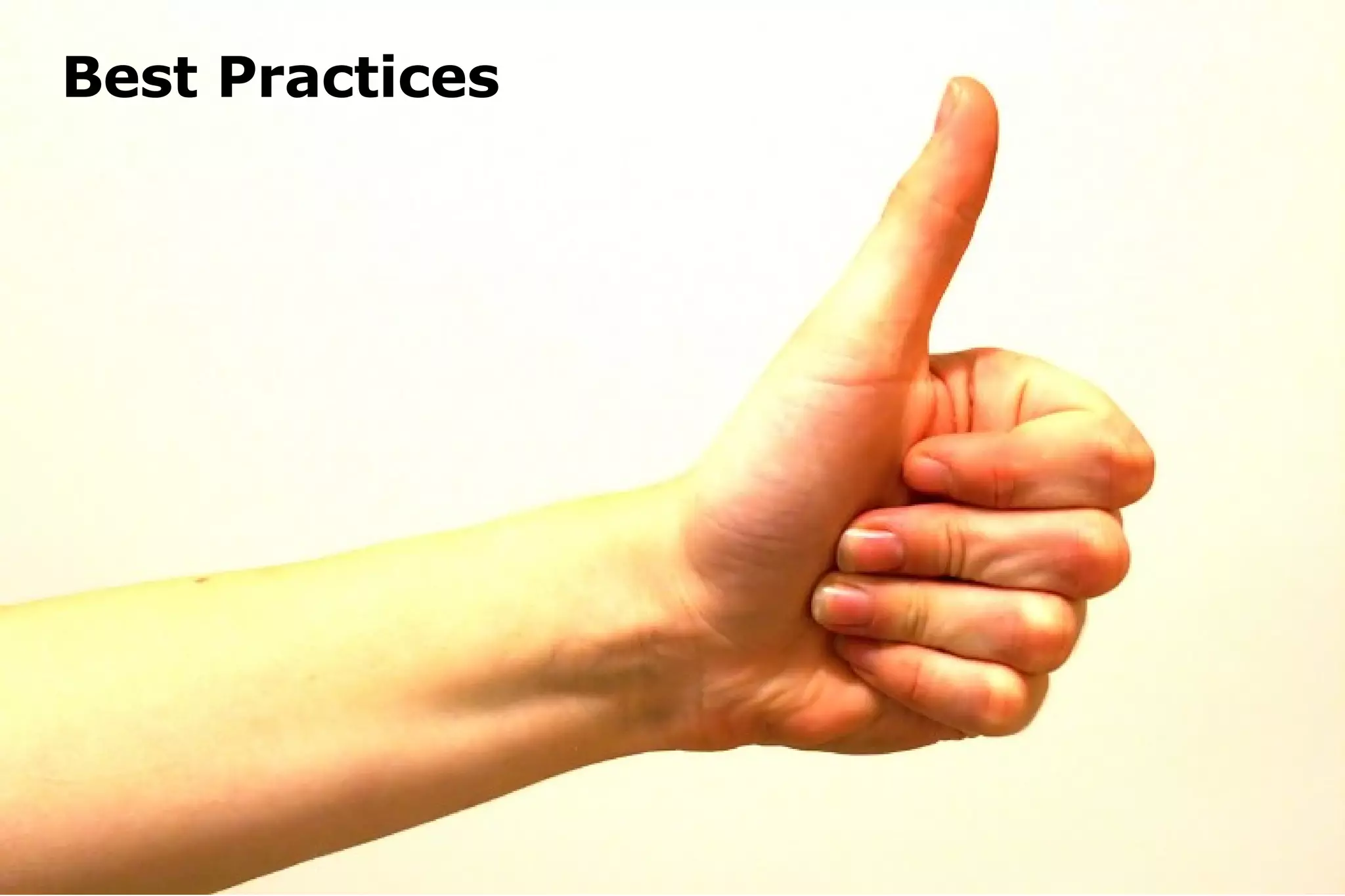 Best Practices 