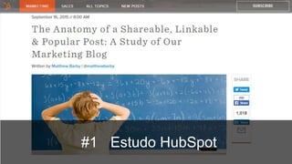 #1 Estudo HubSpot
 