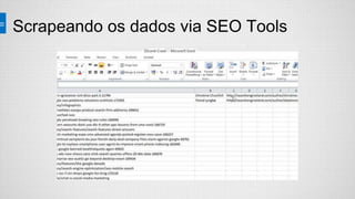 Scrapeando os dados via SEO Tools
 