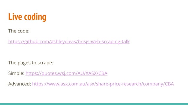 Web scraping | PPTX