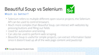 Web Scraping Workshop | PDF