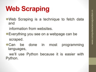 Web Scrapping Using Python