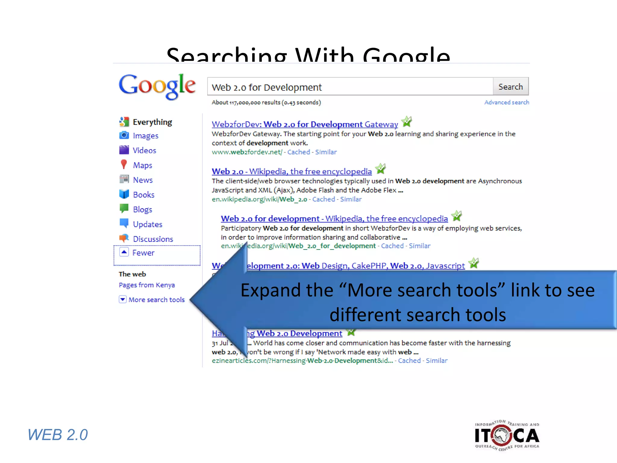 Different Types of Searches ….Search can be performed either through a search engine or a directory. 