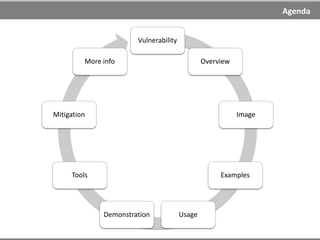 Browsers
Mantra
http://www.getmantra.com/
Firefox add-ons:
• Firebug • Cookies Manager+
• SQLite Manager • Firecookie
• Hackbar • Autofill Forms
• Tamper Data • Modify Headers
• Live HTTP Headers • Poster
• Web Developer • SeleniumIDE
• SQL Inject Me • Websecurify
• XSS Me • FoxyProxy
• and more…