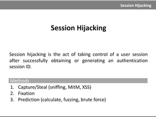 Proxy
Burp Suite
http://portswigger.net/burp/
WebScarab
http://sourceforge.net/projects/owasp/files/WebScarab/
Paros Proxy
http://www.parosproxy.org/
Tamper Data (Firefox add-on)
https://addons.mozilla.org/en-US/firefox/addon/tamper-data/
