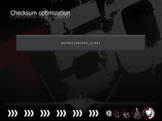 Checksum optimization
 