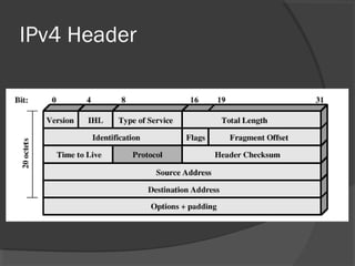 IPv4 Header
 