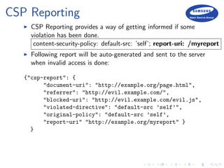 Web Security - CSP & Web Cryptography | PDF