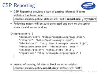 Web Security - CSP & Web Cryptography | PDF