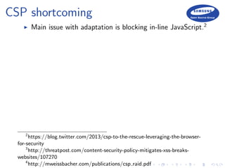 Web Security - CSP & Web Cryptography | PDF