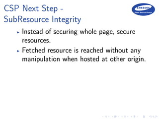 Web Security - CSP & Web Cryptography | PDF