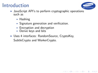 Web Security - CSP & Web Cryptography | PDF