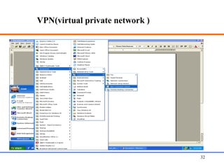VPN(virtual private network )
Web Application Security 32
 