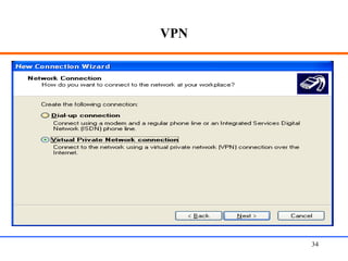 VPN
Web Application Security 34
 