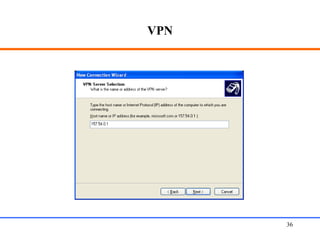 VPN
Web Application Security 36
 