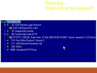 Scanning…
What O/S is this system?
 