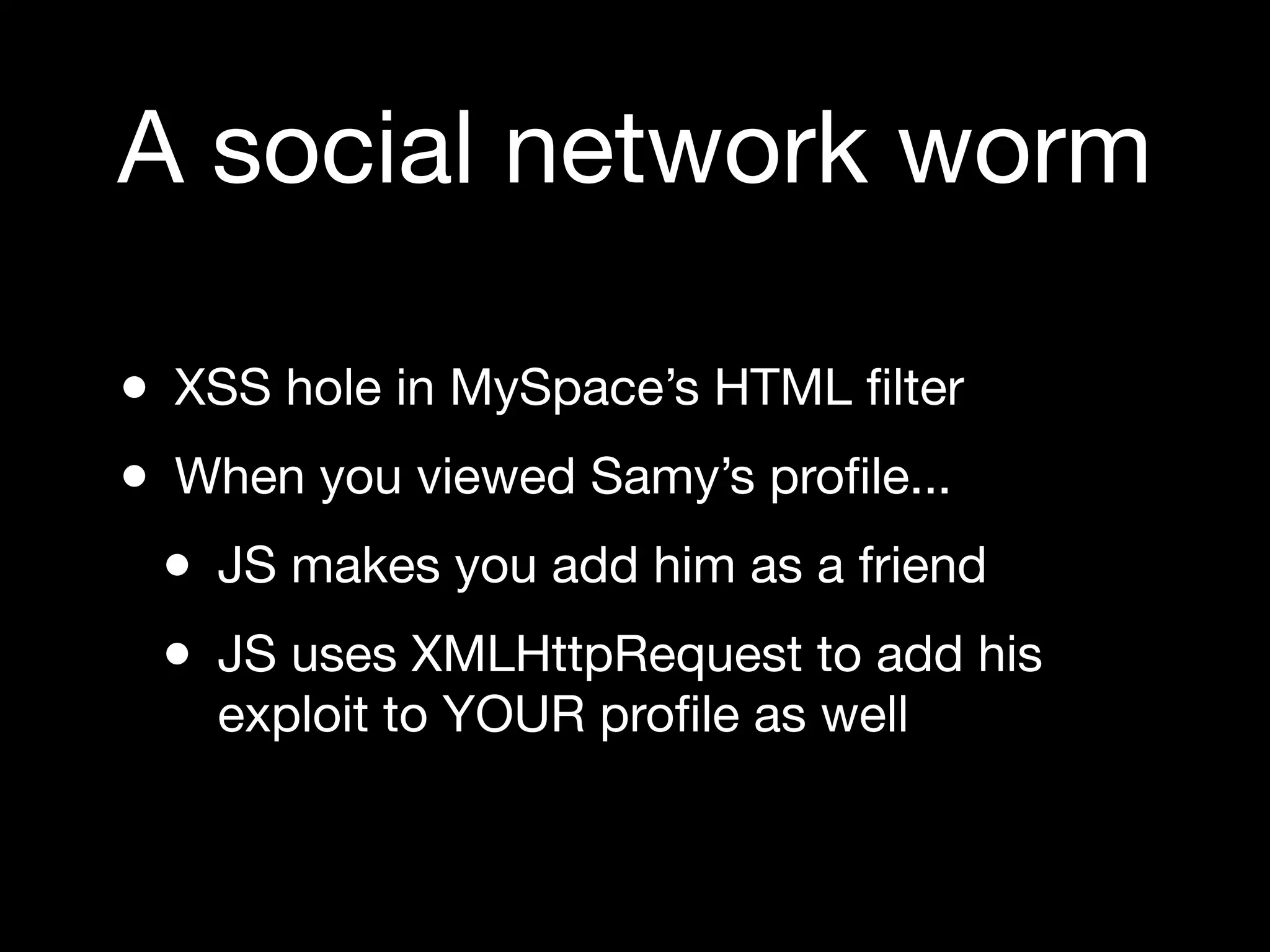 Web Security Horror Stories