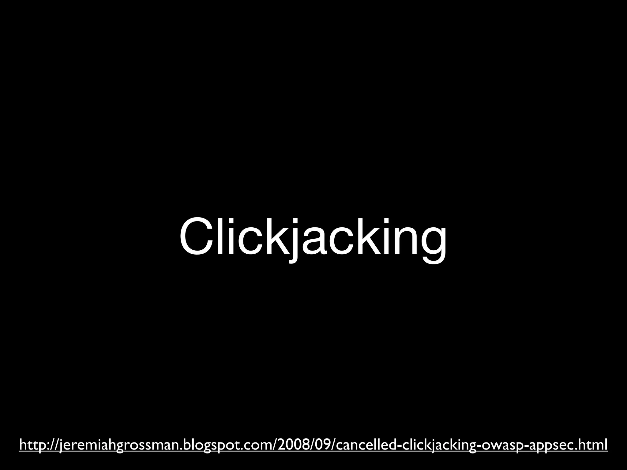 Web Security Horror Stories