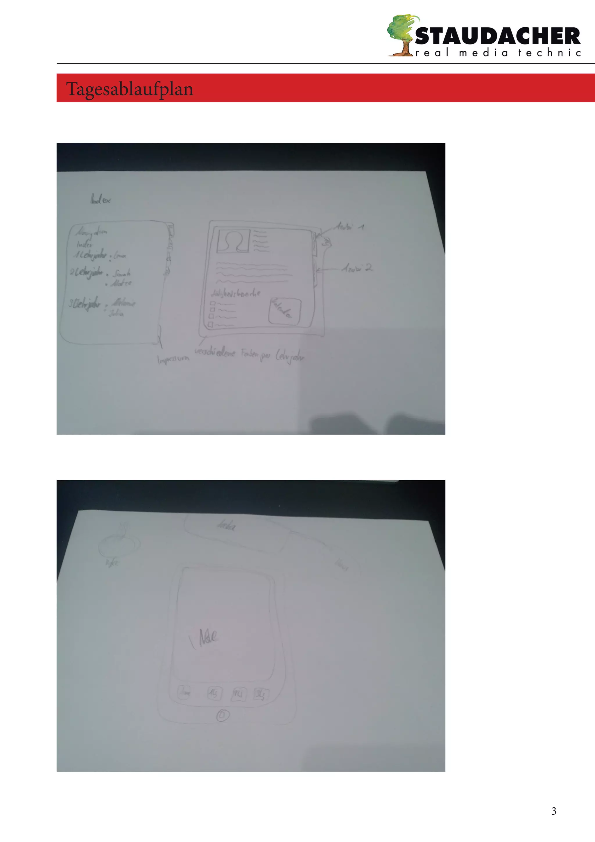 Tagesablaufplan
3
 