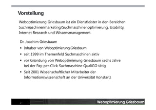 Webseiten-Optimierung