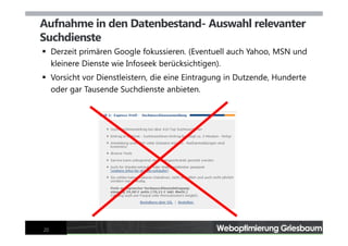 Webseiten-Optimierung