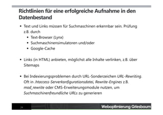 Webseiten-Optimierung
