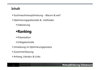 Webseiten-Optimierung