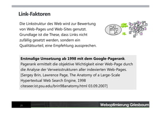 Webseiten-Optimierung