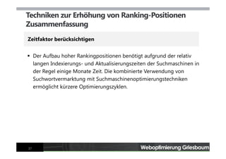 Webseiten-Optimierung