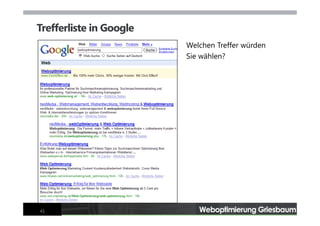 Webseiten-Optimierung