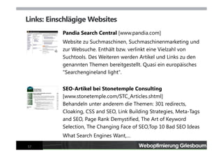 Webseiten-Optimierung