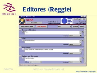 Editores (Reggie) http://metadata.net/dstc/ 